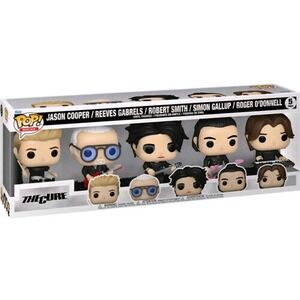 Funko Pop Rocks The‎ Cure 5-Pack Vinyl Figures Robert Smith Simon Gallup New